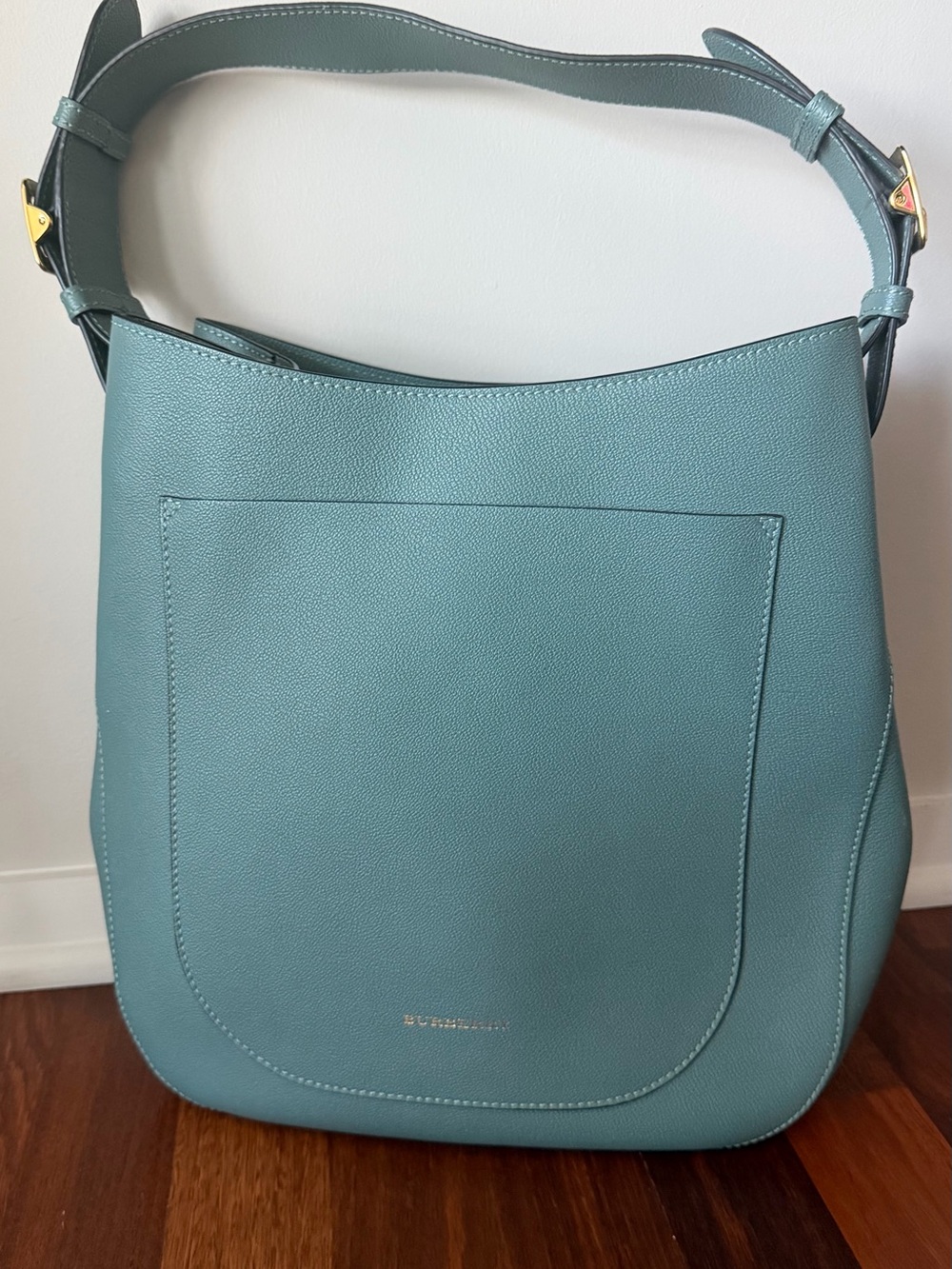 Burberry Pebbled Leather Elmstone Shoulder Bag